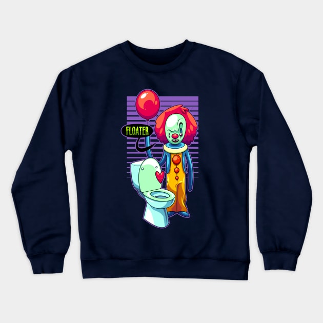 Floater Crewneck Sweatshirt by ArtisticDyslexia